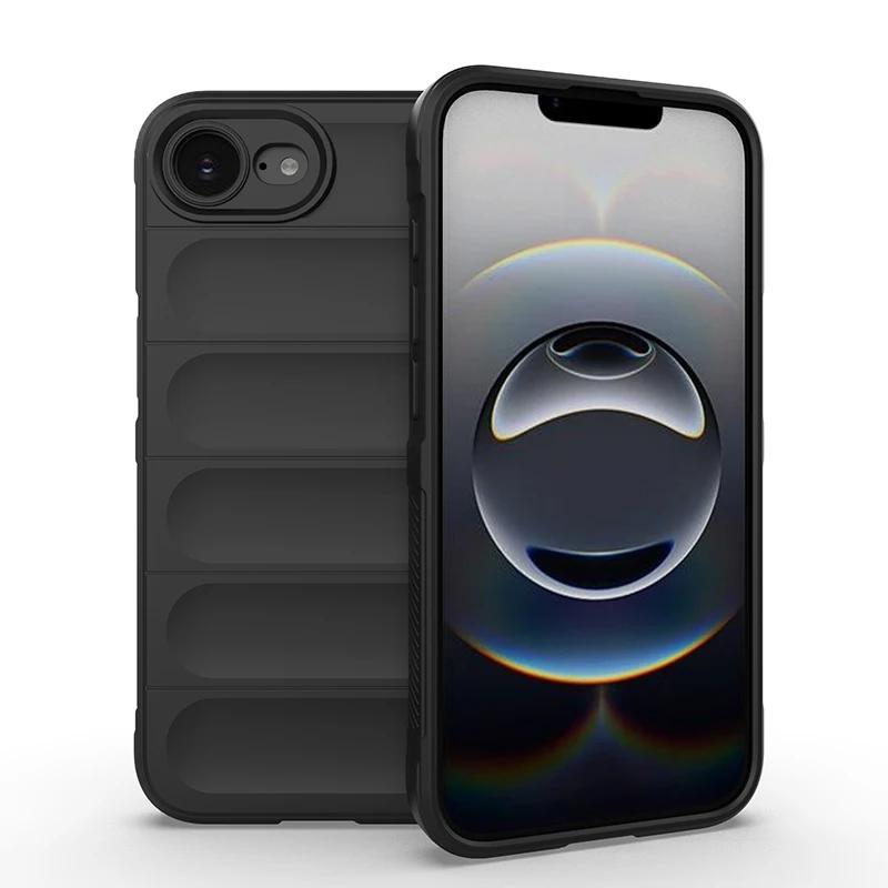 New Luxury soft shell business phone case shock-absorbing soft cover for iPhone 16E 16 15 14 13 12 Pro Max XS XR protective case