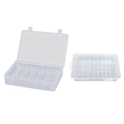 Sewing Thread Storage Box Sewing Thread Box Portable Bobbin Carrying Case Household Clear Empty Sewing Yarn Spools Container