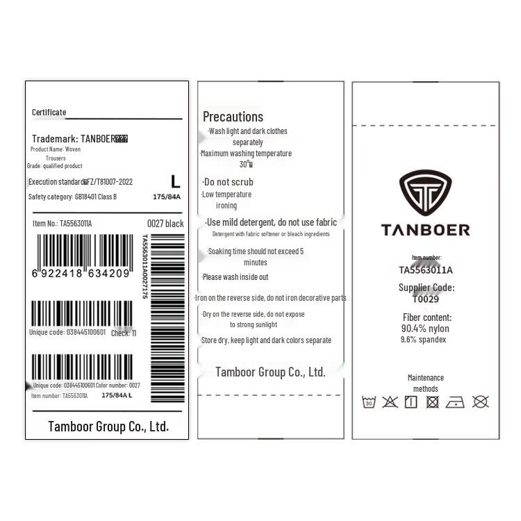 Tanboer Men's Casual Stretch Straight-Leg Outdoor Pants