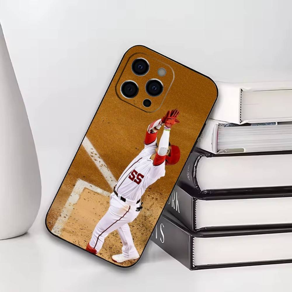 Baseball Juan Soto  Phone Case For iPhone17,16,15,14,13,12,11 Plus,Pro Soft Silicone Black Cover