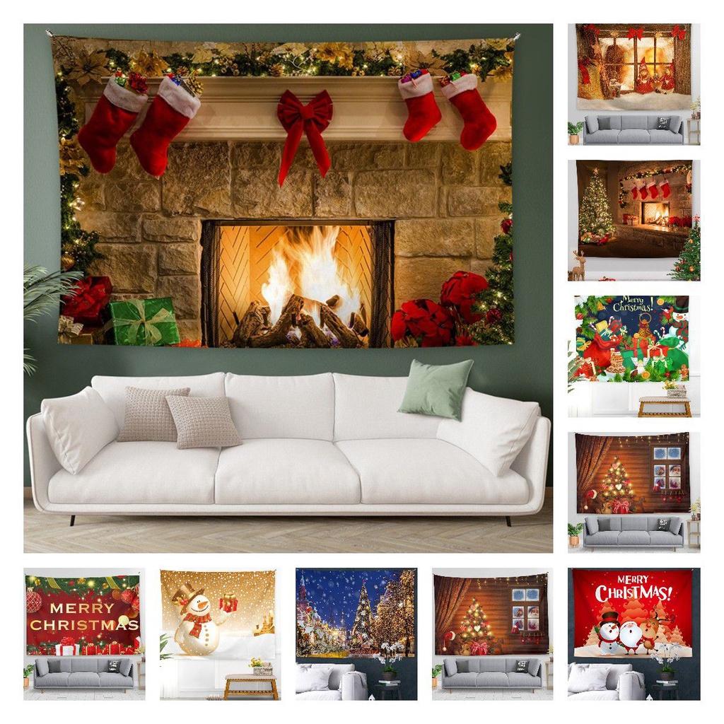 Festive Christmas Tapestry Background Cloth For Party Decor And More