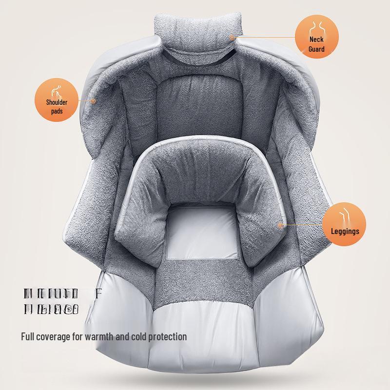 Winter Fleece Waterproof Blanket for Electric Vehicles and Motorcycles - Rainproof, Windproof, Coldproof