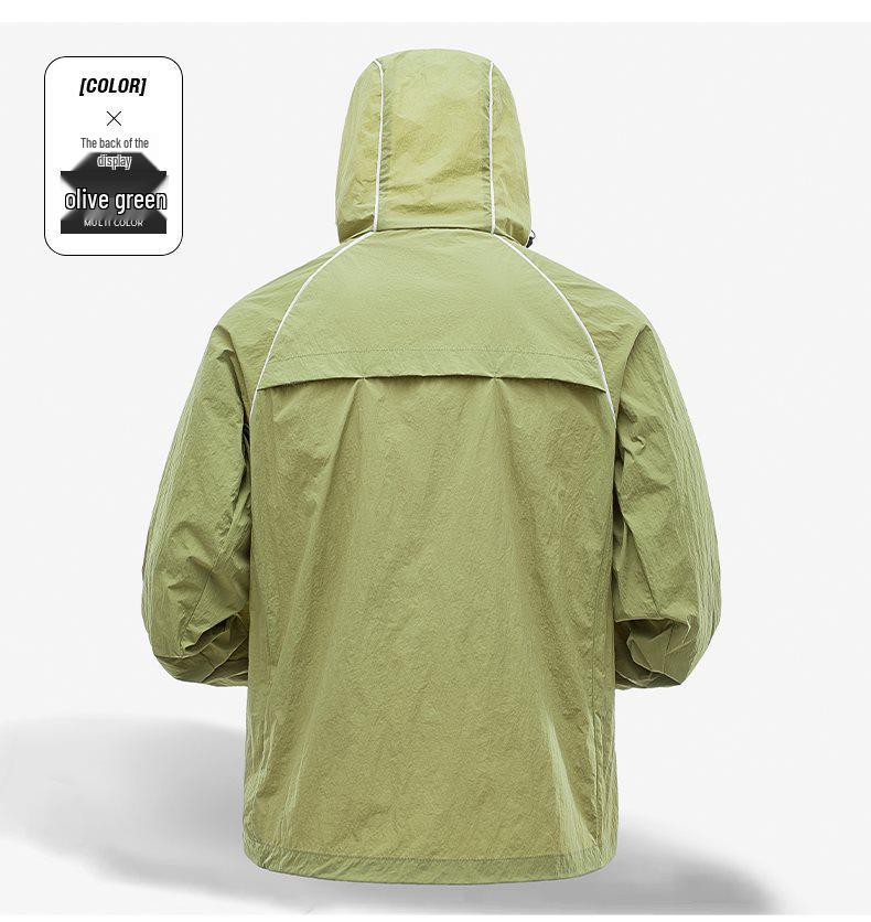 2025 Spring/Summer Sun Protection Clothing - Antibacterial Yarn with Reflective Nylon & YKK Zipper