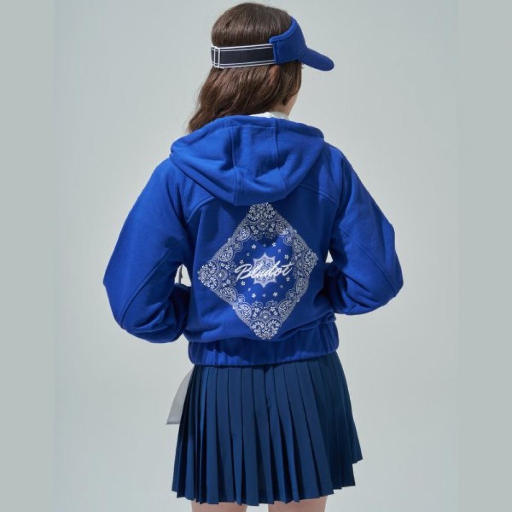 Blu Dot Double String Hooded Zip Up Xl 090