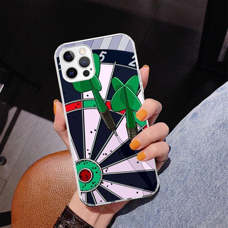

Darts Aesthetics Wire Target Phone Case For iPhone 13 12 Mini 11 Pro Max XS XR X SE 7 8 Plus 5S 5 6S 6 Gift Print Cover Fundas iPhone 16 Pro Max