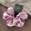 2026 Morandi Jumbo Satin Scrunchie - 15cm, Solid Color, Elegant, High-Quality Hair Tie