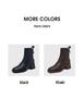 Women's Chunky Heel Knitted Short Boots 2025: Versatile Slim Fit British Style High Heel Martin Elastic Sock Boots for Autumn/Winter