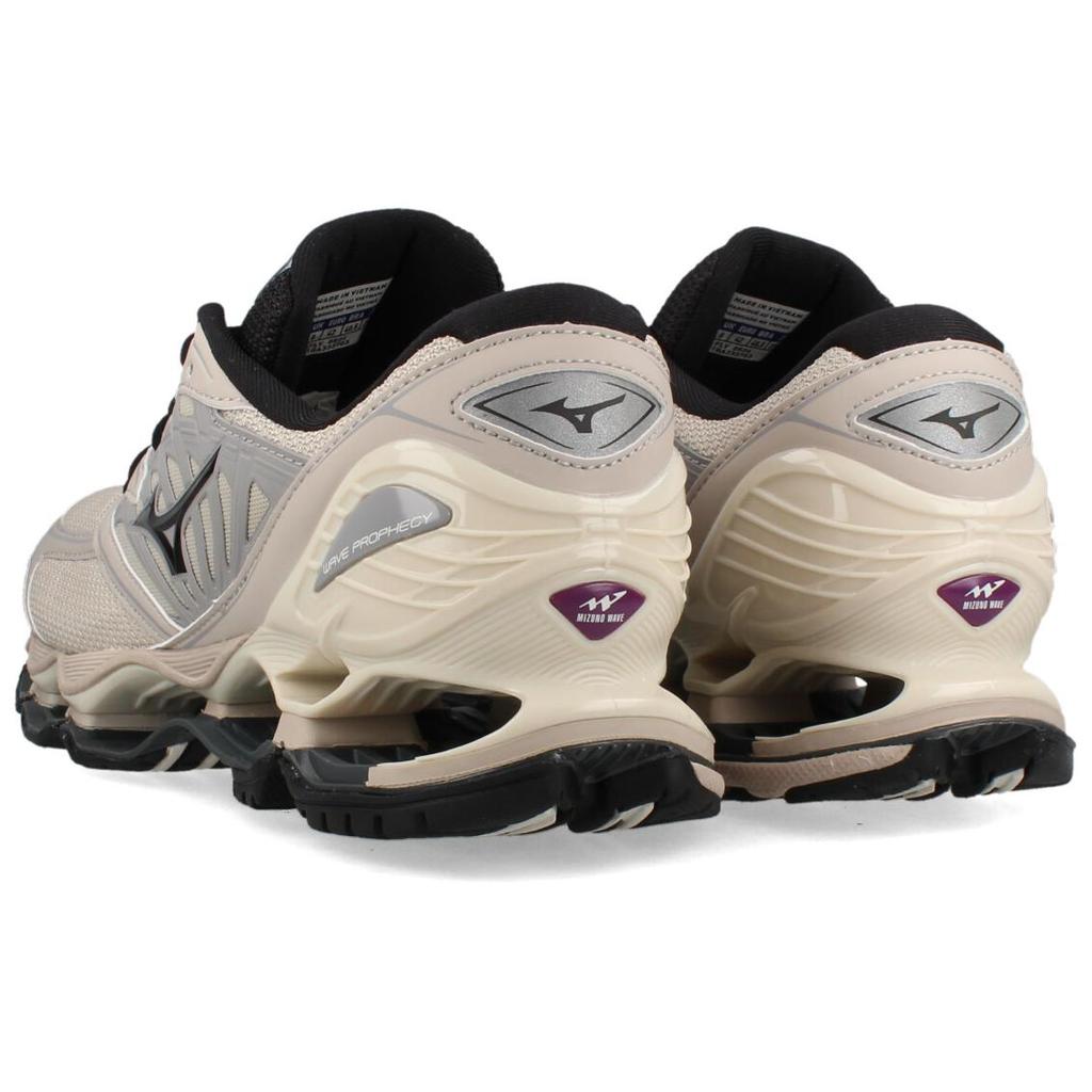 Mizuno Wave Prophecy LS Silver Cloud Black Men Sneakers Grey Opal-Grey D1GA333703