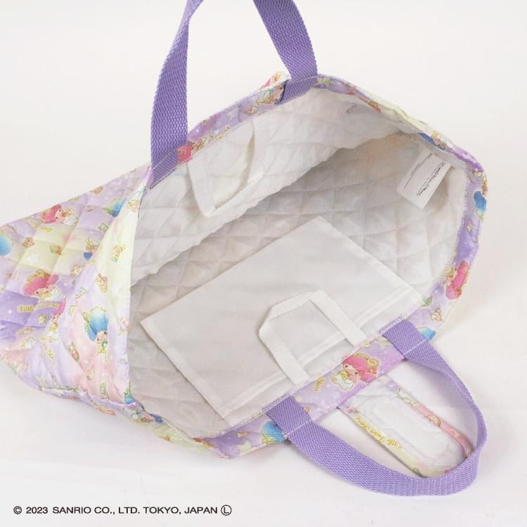 Takanami Create Quilted Lesson Bag, Large, Little Twin Stars [121100] Perfect for Kindergarten, School, and Extracurricular Activities