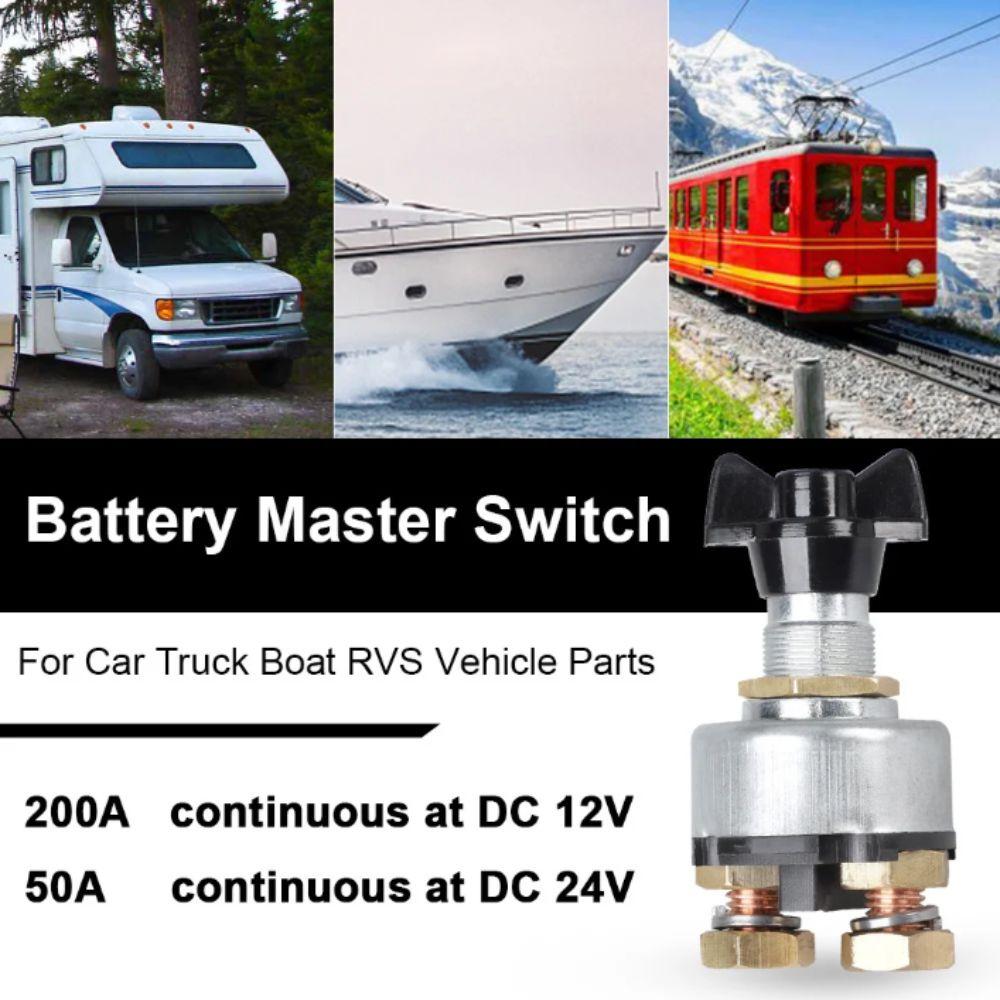 Disconnect Function Battery Kill Switch 12-24V Cut Off Switch Battery Isolator Switch  RV Vehicles
