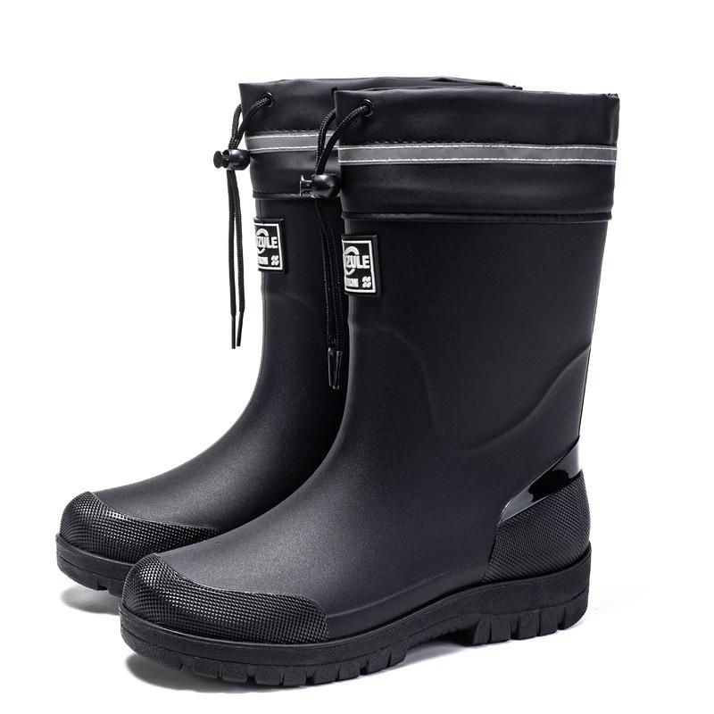 Men s Waterproof Rain Shoes, Couple S Outdoor Water Shoes, Fishing Short Rain Boots, Seasonal Rain Boots, Gardening Boots, Sports Rain Boots 40