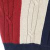 NAUTICA COMPETITION 90s Old Linen Blend Striped Pattern Long sleeve knit Men's Used