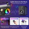 Party Lights, Disco Light, Rgb 3 Lens Sound Activated Dj Strobe Stage Lights for Parties Birthday Christmas Gift Wedding Karaoke