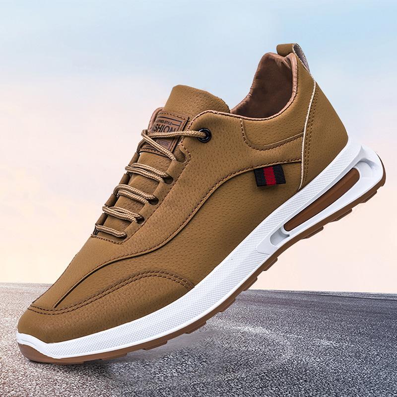 

Spring and Autumn new retro men s simple casual shoes Korean version of trendy sports shoes lace-up running shoes men s 44