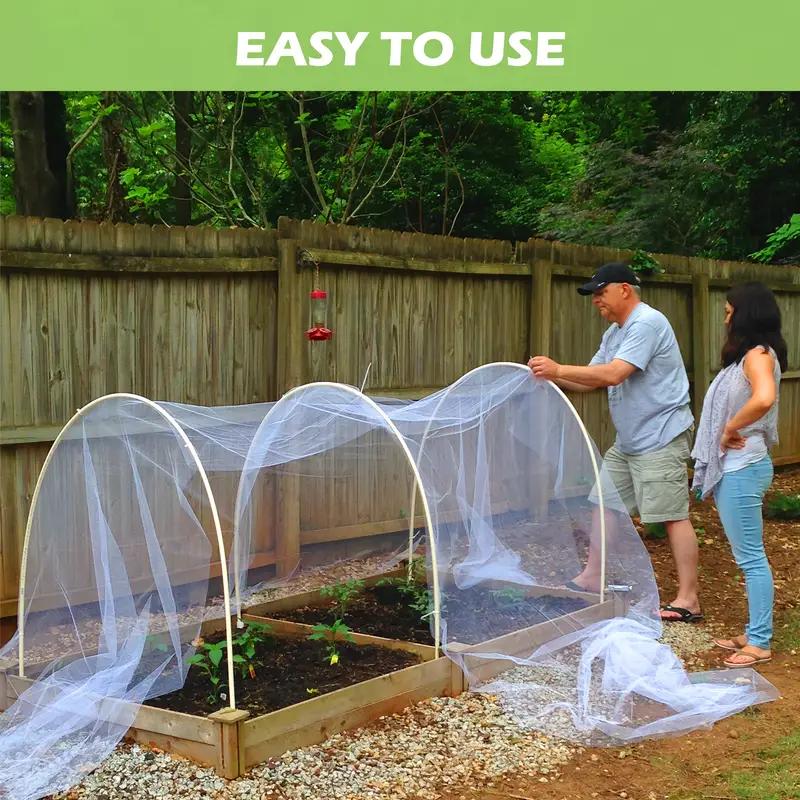 Rete di Protezione per Piante a Maglia 40 Rete Anti-Insetti Barriera Contro i Parassiti Copertura per Orto Ortaggi Frutta Serra Rete da Giardino