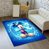 1pc Mickey Pattern Area Rug Soft Flannel Floor Mat for Living Room,Office,Bedroom and Carpet