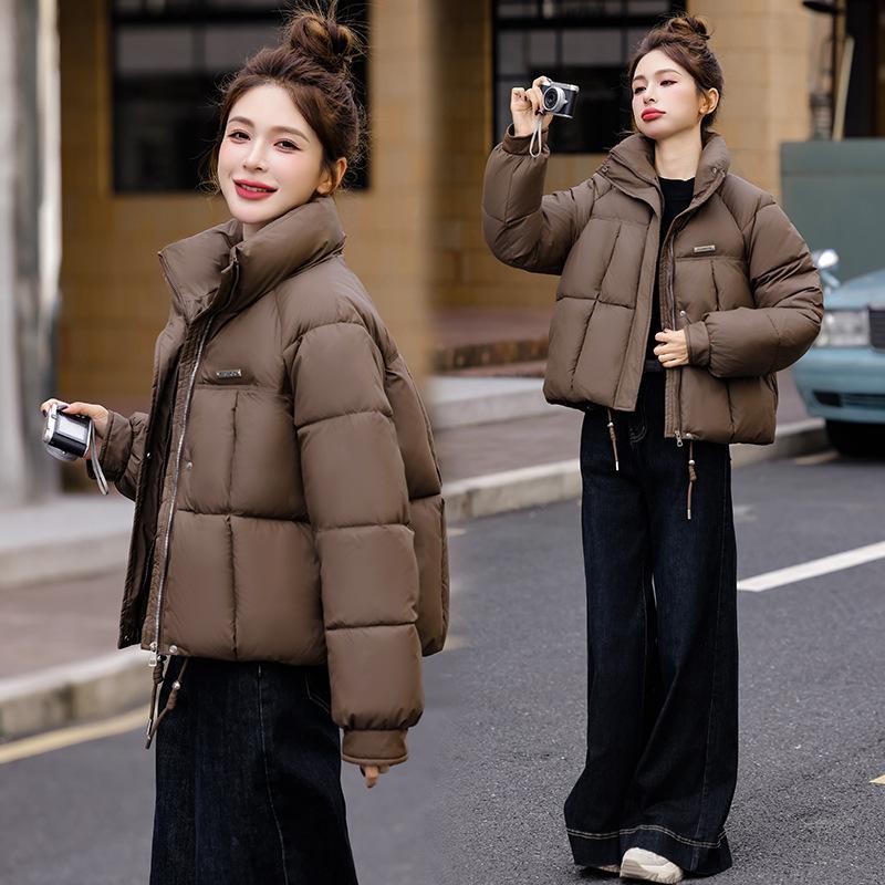 Cotton-padded clothes women's short 2025 autumn and winter new coat women's fashion small thin cold-proof clothes stand-up collar cotton clothes