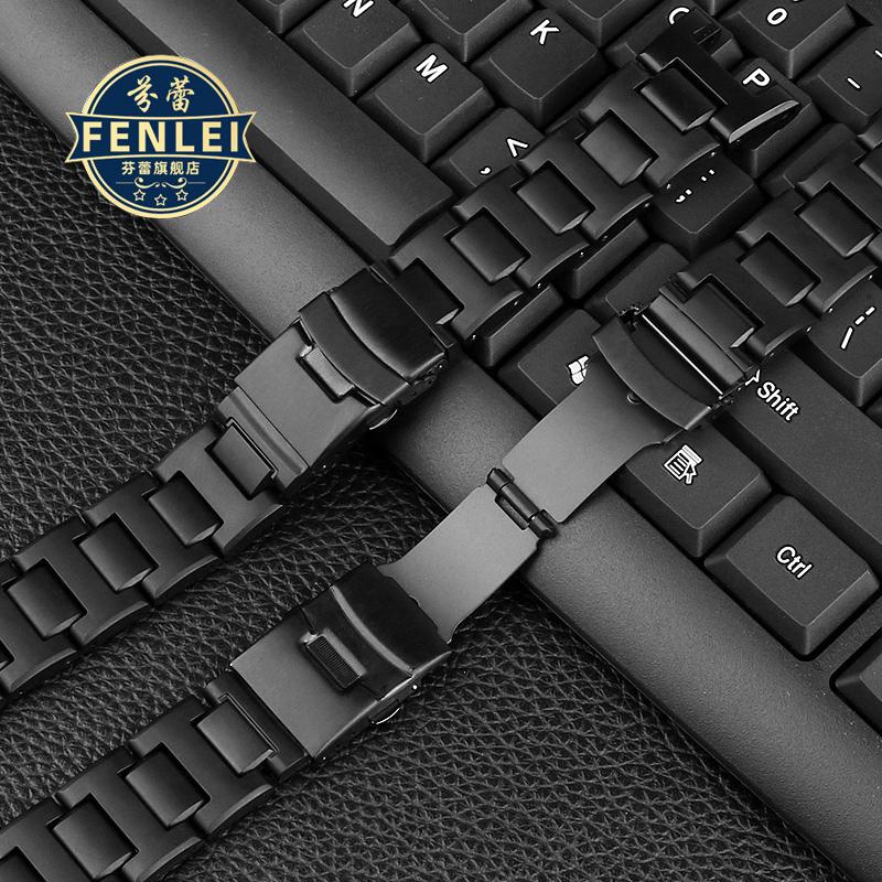 Per Casio Serie PROTREK PRW-7000 PRW7000FC PRW-7000X 5480 Cinturino in Plastica Acciaio Rimodellato per Orologio Cinturino Orologio da Alpinismo Nero 27x13mm