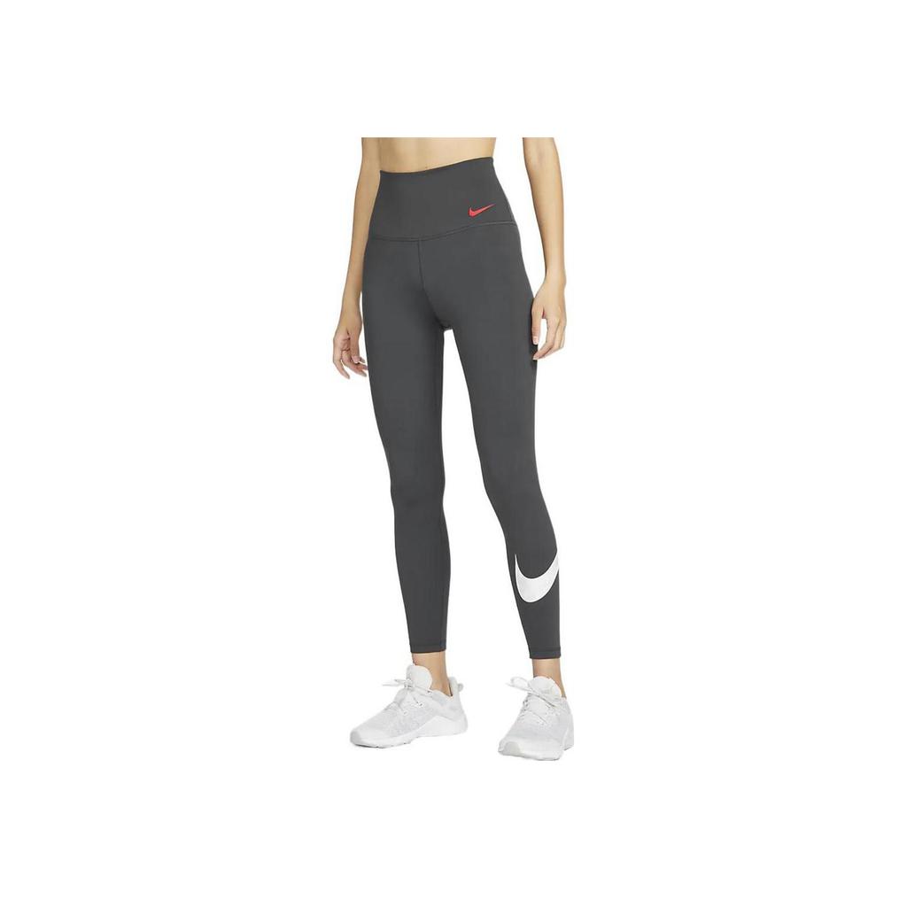 Nike High Waist Printed Training Leggings Women Bottoms Coal-Black FD4071-060