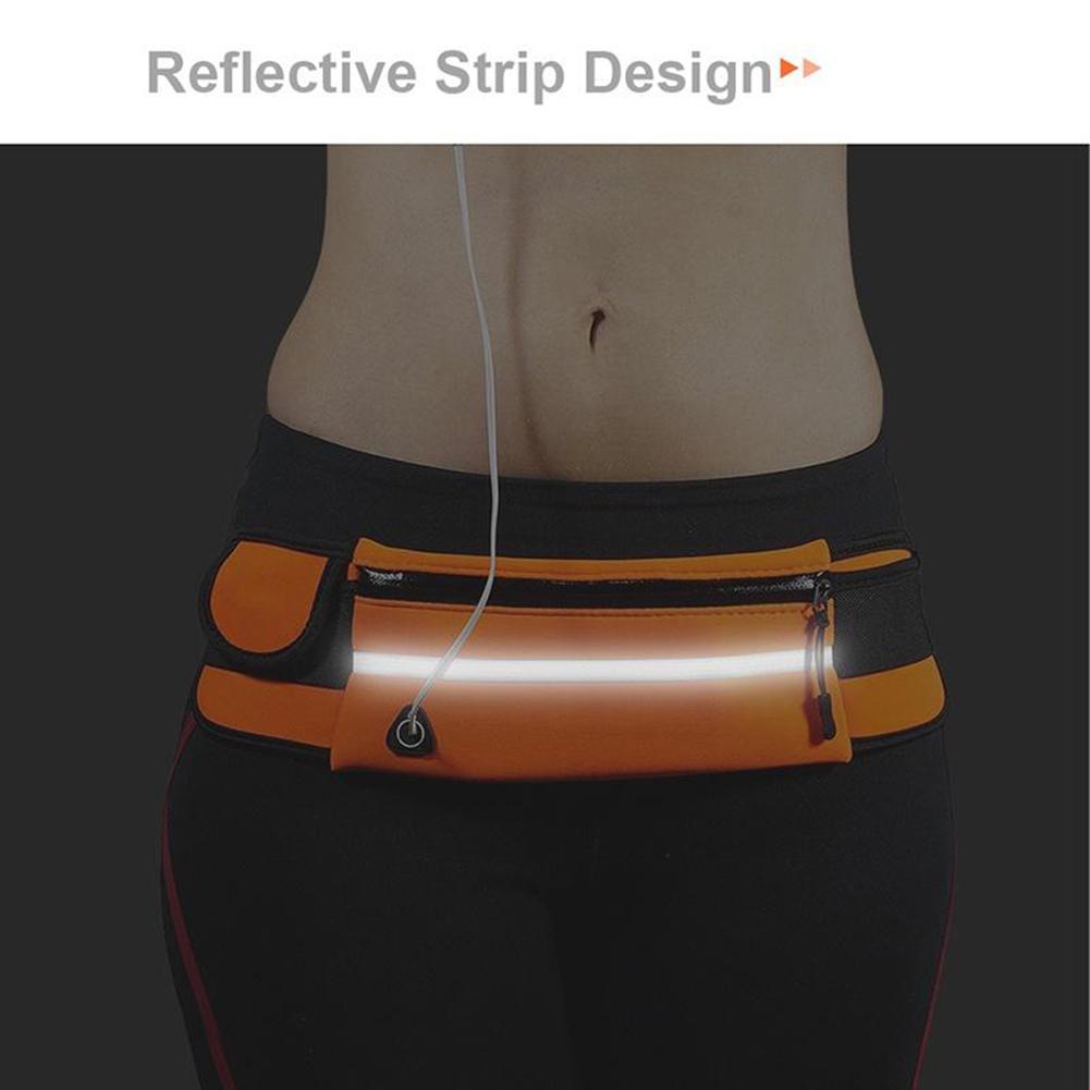 Running Sports Waist Bag Adjustable Elastic Strap Phone Fanny Pack To Men Women Outdoor Portable Cycling Fitness Train Waist Bag