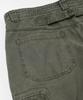 FRIZMWORKS Washed Cotton Zip Cargo Pants _ Olive