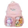 Japanese transparent pain bag college style large-capacity backpack cute backpack college student bar bag travel research bag