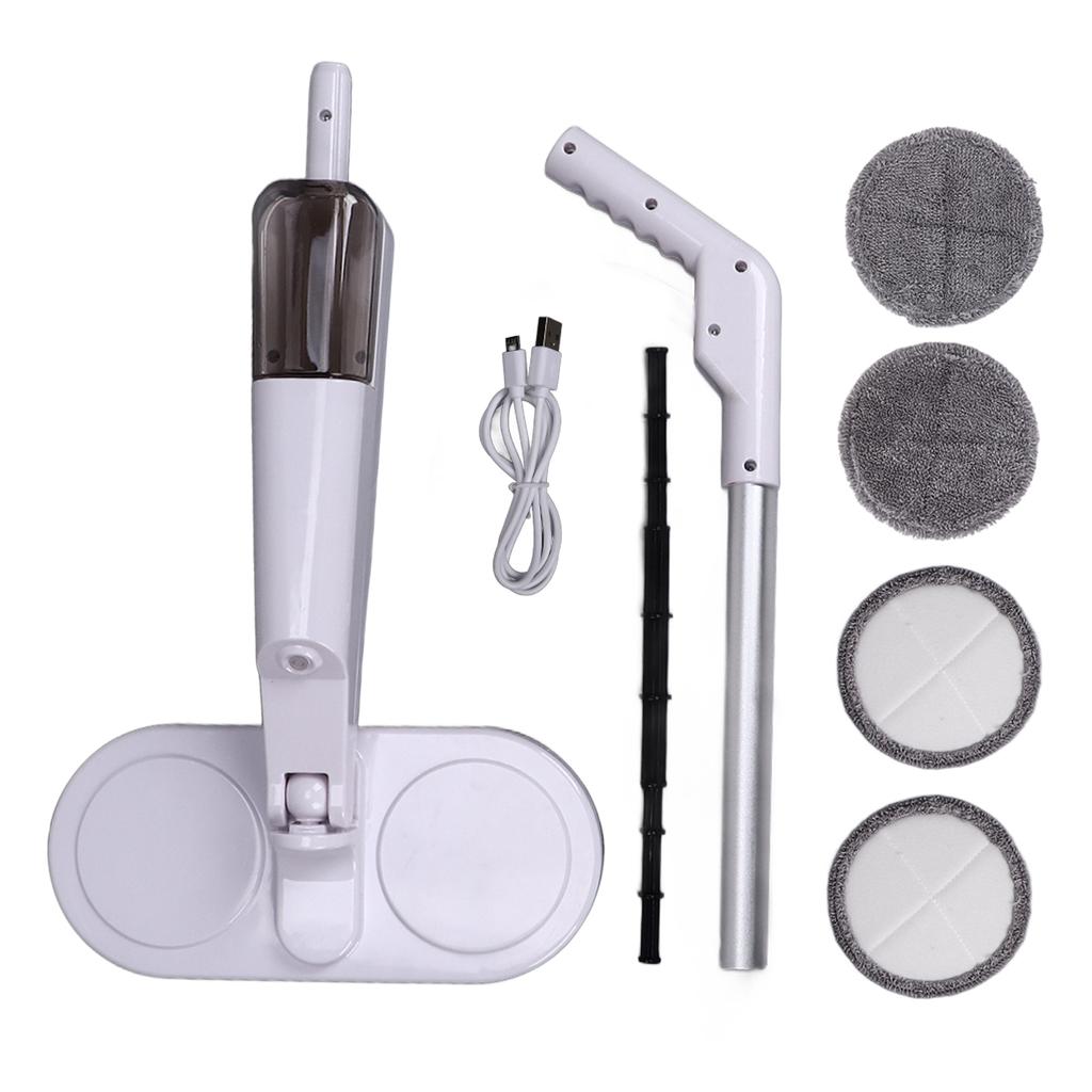 Elektrický mop Mokrý Suchý Víceúčelový Bezdrátový Mop USB Nabíjení Elektrický Rotační Mop Čistič Podlah