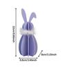 Easter Bunny Decoration Easter Bunny Wooden Sign Novelty Freestanding Sturdy Detachable Table Centerpiece for Home Entrance