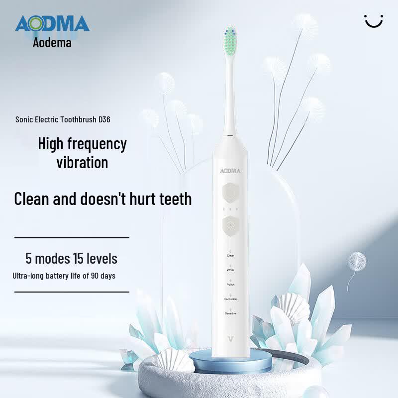 

Audemars D36 Sonic Electric Toothbrush CN plug (adapter included)