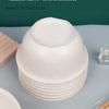 25PCS Disposable Rice Husk Bowl Thickened and Hard Food Grade Biodegradable Household Rice Bowl