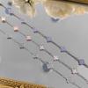 Exquisite Mini Clover Bracelet - Light Luxury High-end Purple Chalcedony Flower Bracelet for Women