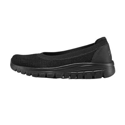 Round Toe Flat Slip-On Casual Shoes Women Sneakers 100961-BBK