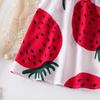 Children's Strawberry Dress: Summer Printed Sweet Princess Dress for Girls