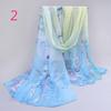 10 Colors Fashion Women Chiffon Scarf Polyester Print Autumn Summer Pattern Silk Scarves Shawl