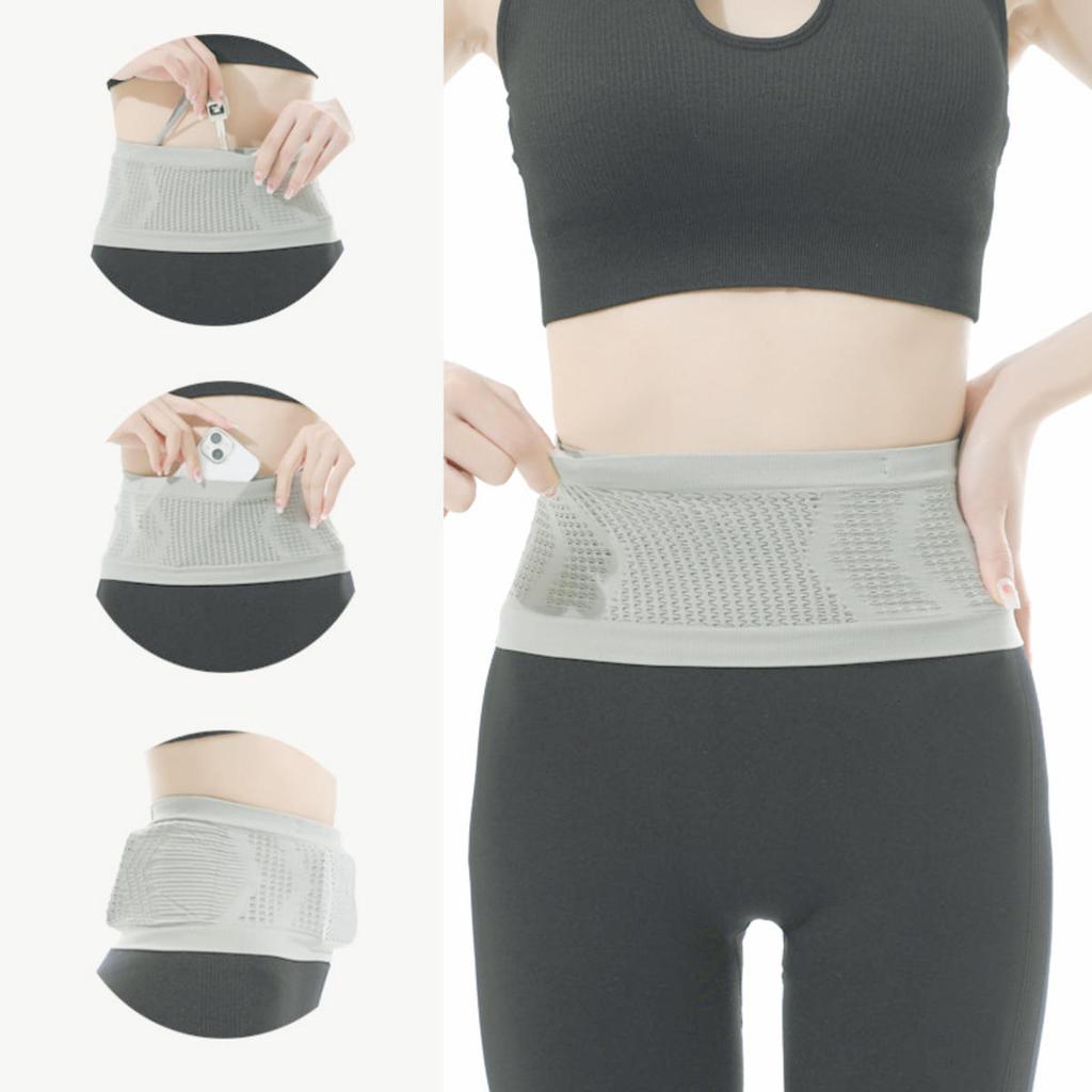 Seamless Running Waistpack Lightweight Invisible Jogging Waist Bags Portable Elastic Breathable Portable Pouch Sports Accessories