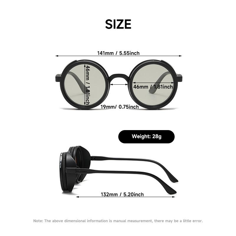 Fashion ND9 Adjustable Polarized Sunglasses Men Women 1~9 Manual Dimming Glasses UV400 Retro Steampunk Sports Goggles Eyewear