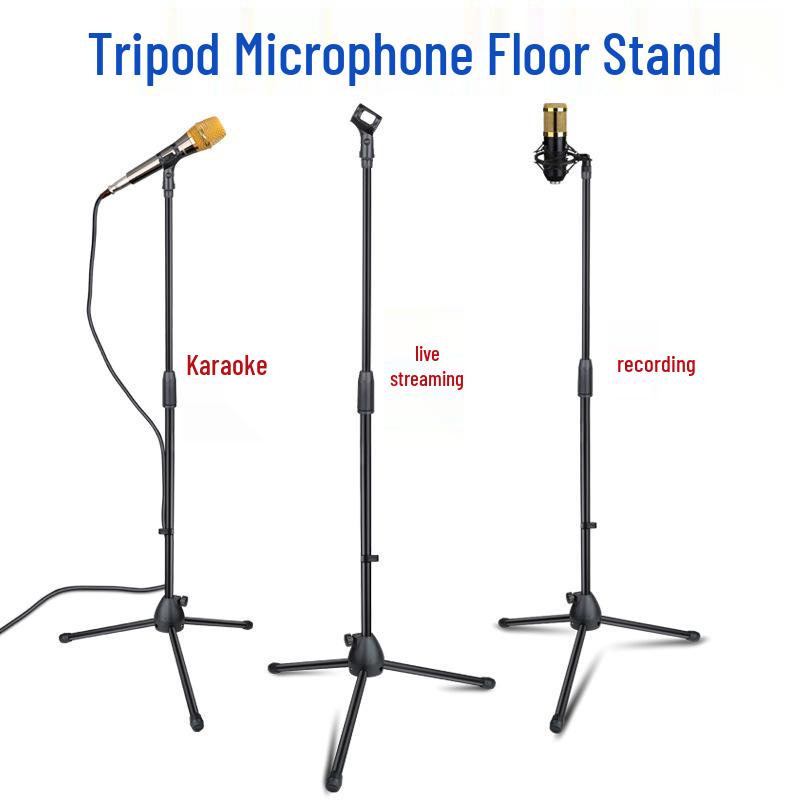 Lekote LKT-811 Two-Section Adjustable Reinforced Nylon Microphone Tripod Stand