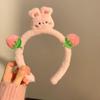 Adorable 2024 Cartoon Hair Tie & Plush Headband Set for Women - Cute Hair Accessories & Gift