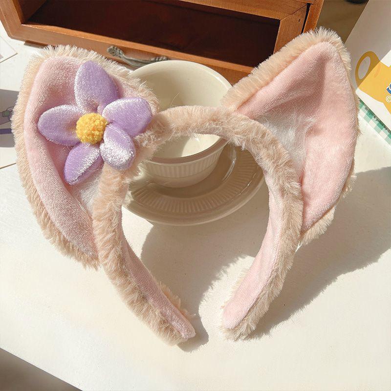 Cartoon Plush Headband: Cute Hair Accessory for Women & Kids, Perfect for Face Washing