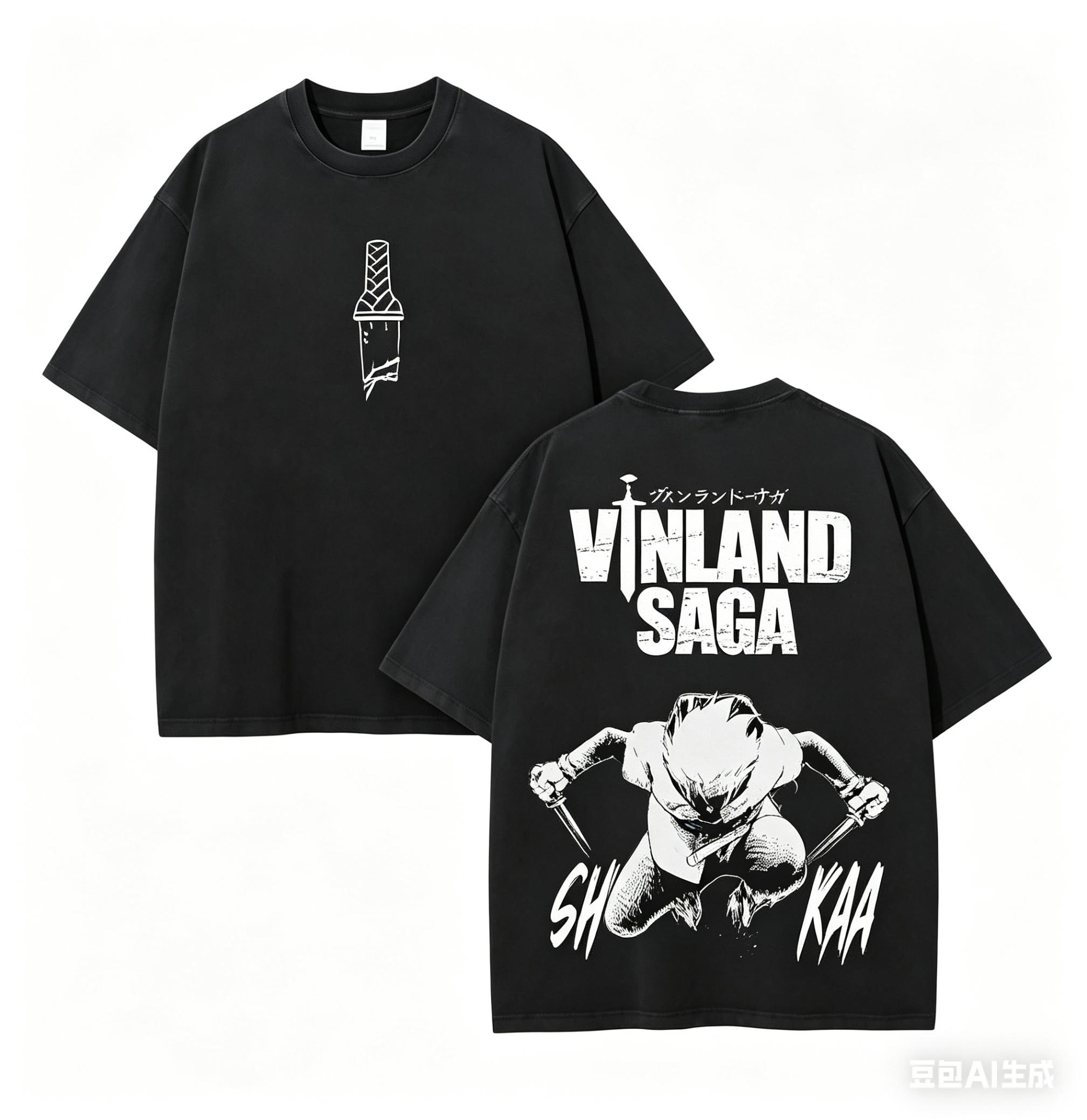 

Vinland Saga Washed Tshirt Anime Lover Vintage Oversized NewModel personality Clothes Year round clothing Unisex Couples gift 2XL