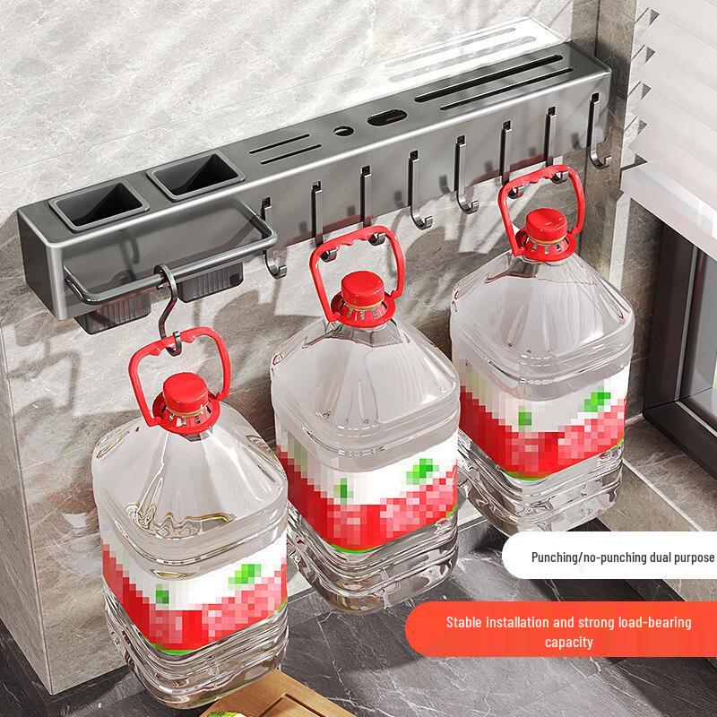 LETSFIND Wall-Mounted Kitchen Storage & Organizer Rack