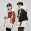 Men's winter new fashion medium and long warm down jacket for men and teenagers thick hooded comfortable couple coat