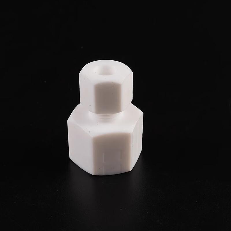 PTFE NPT1/4 External Thread Straight Connector