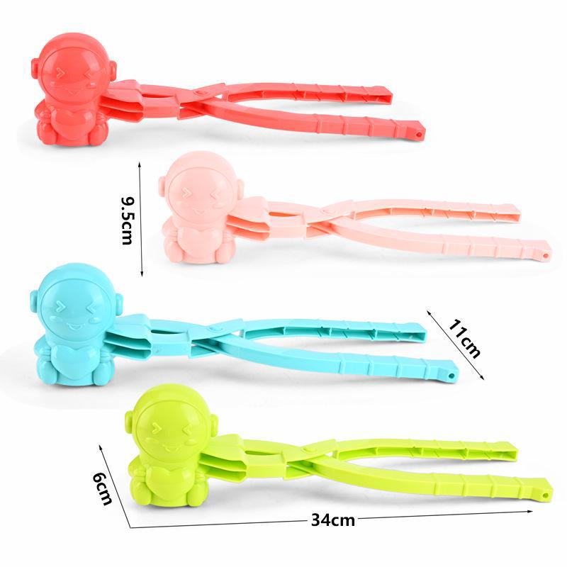 Clip de luptă cu bulgări de zăpadă de iarnă pentru copii - jucărie în aer liber pentru lupte cu bulgări de zăpadă