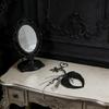Alloy Gothic Themed Keychain With Detailed Wing And Bowknot Accent Key Holder Accessories For Everyday Carry
