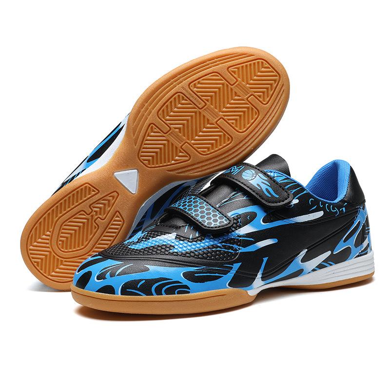 Boys and girls Velcro football shoes Children's professional sports shoes Primary and secondary school students game training football shoes