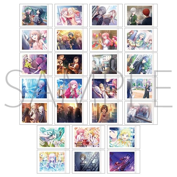 Project Sekai Colorful Hatsune Miku Pashakore 5 A BOX Cards per ProSekai Official Merchandise BOX Product 5A Stage! feat. Vol. [30 Cards/10 Packs/3