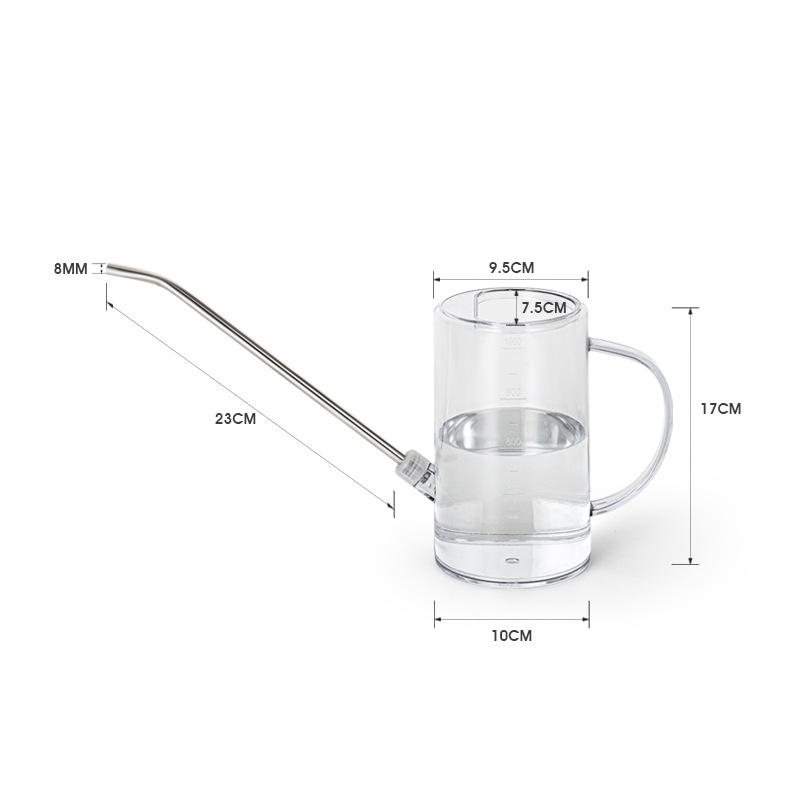 

1/1.5/2L Long Mouth Watering Pot Household Transparent Watering Pot Garden Watering Pot Tool Large Capacity Plant Watering Can