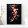 Chinese Red Koi Fish Landscape Picture Carp Canvas Painting HD Print Posters for Modern Living Room Wall Art Home Decor Cuadros