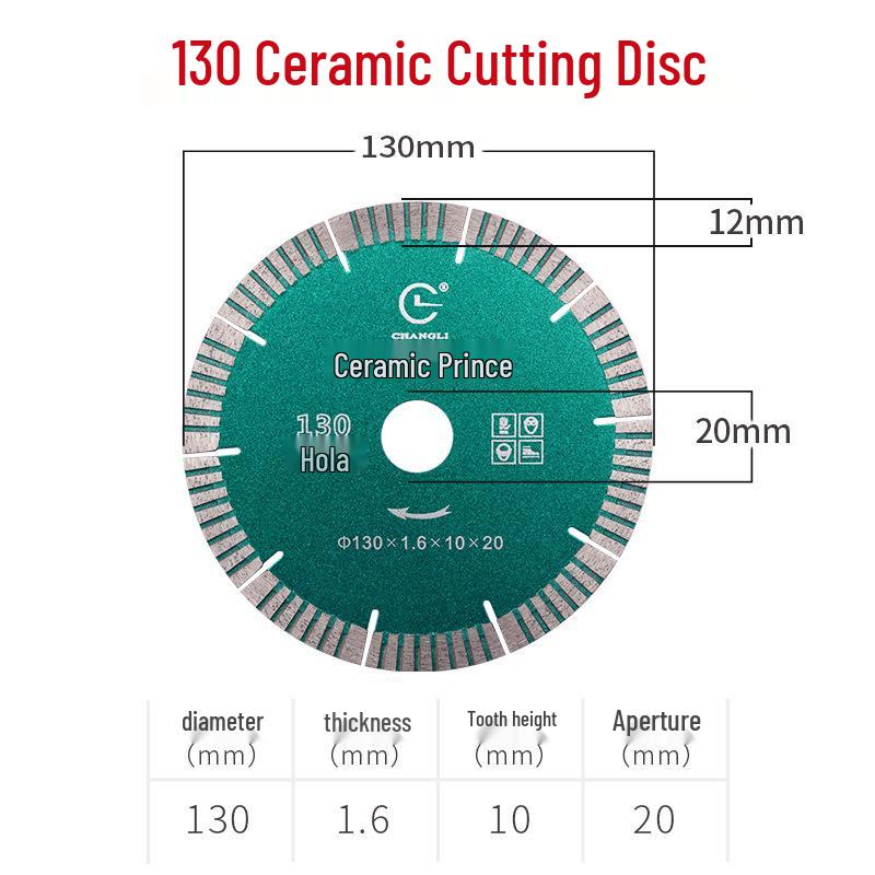 Ultra-thin 105mm Diamond Saw Blade for Ceramic, Marble & Vitrified Tiles - Fits Angle Grinders